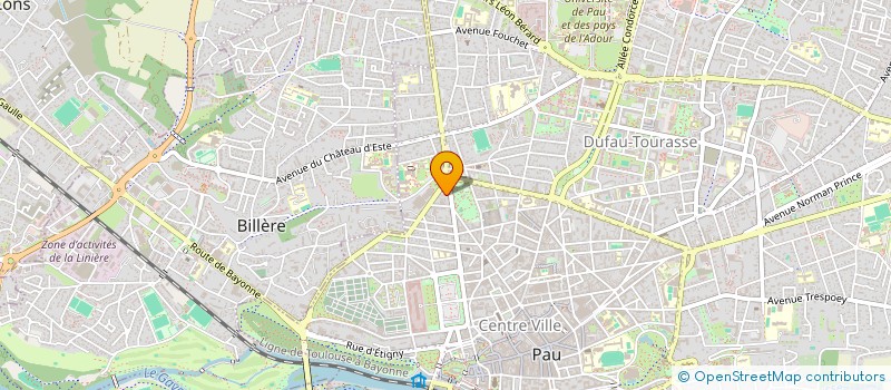 localisation de l'entreprise PENA LES SACOCHES à PAU