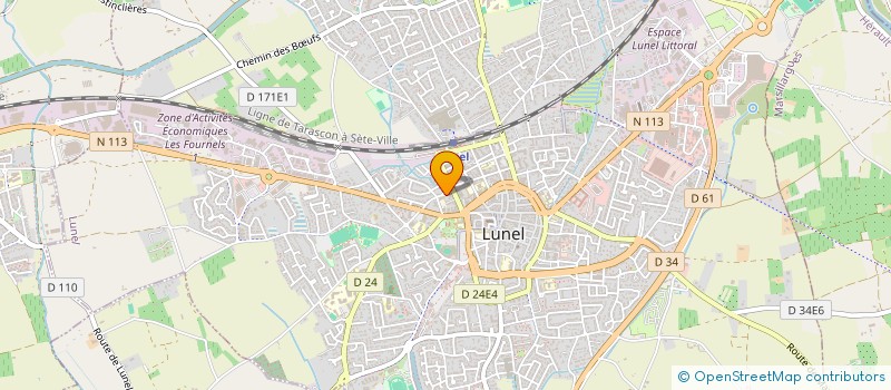 localisation de l'entreprise PENA LOU PATI  LUNEL