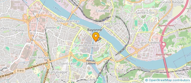 localisation de l'entreprise PENA MUSKERRAK à BAYONNE