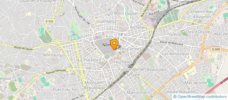 localisation de l'entreprise PENA NINO JULIAN  NIMES