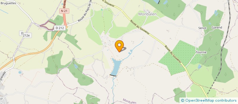 localisation de l'entreprise PENA PORTA GAYOLA DE LAROQUE-TIMNAUT  LAROQUE-TIMBAUT