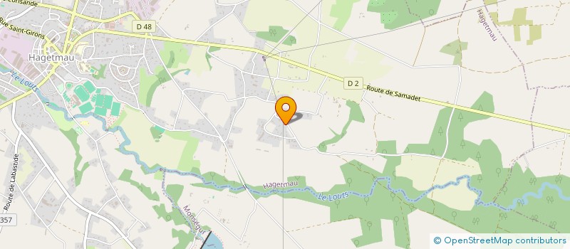 localisation de l'entreprise PENA POUNARD  HAGETMAU