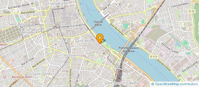 localisation de l'entreprise PENA ( PRODUIRE EN NOUVELLE AQUITAINE)  BORDEAUX