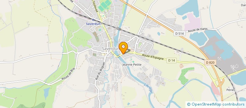 localisation de l'entreprise PENA STOCCO à SAVERDUN