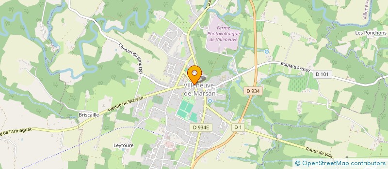 localisation de l'entreprise PENA TACHOUN  VILLENEUVE-DE-MARSAN
