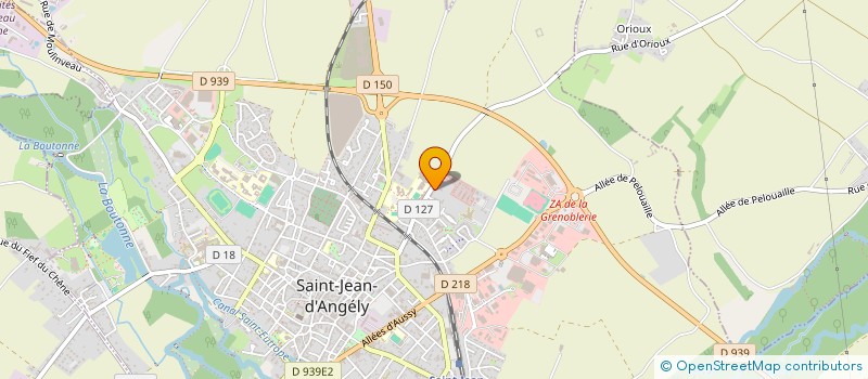 localisation de l'entreprise PENA TAURINE ANGELINA  SAINT-JEAN-D'ANGELY