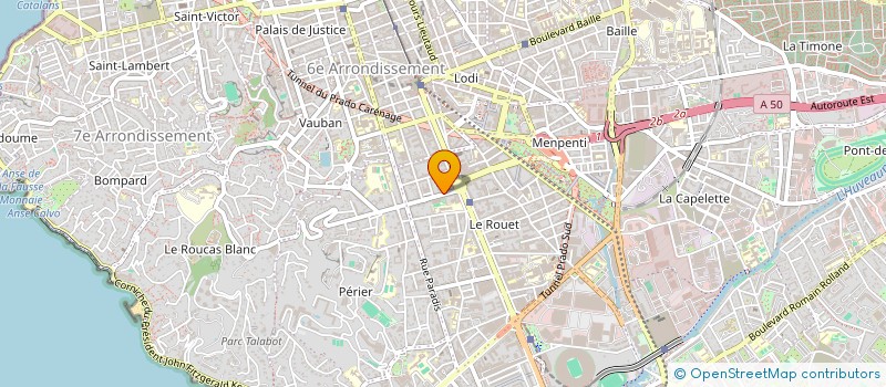 localisation de l'entreprise PENA VERRIER DU PIN DE SAINT ANDRE à MARSEILLE
