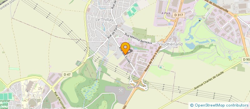 localisation de l'entreprise PENAFIEL  LE THILLAY