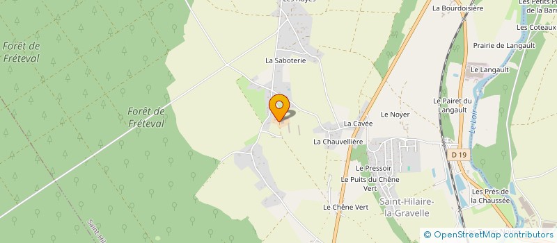 localisation de l'entreprise PENAIS TERRASSEMENT  SAINT-HILAIRE-LA-GRAVELLE