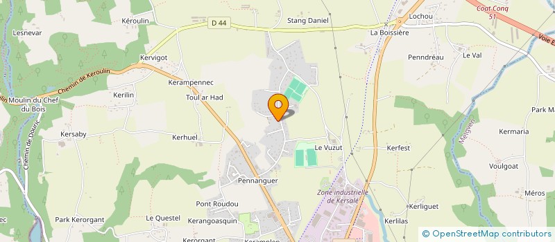 localisation de l'entreprise PENANROZ  CONCARNEAU