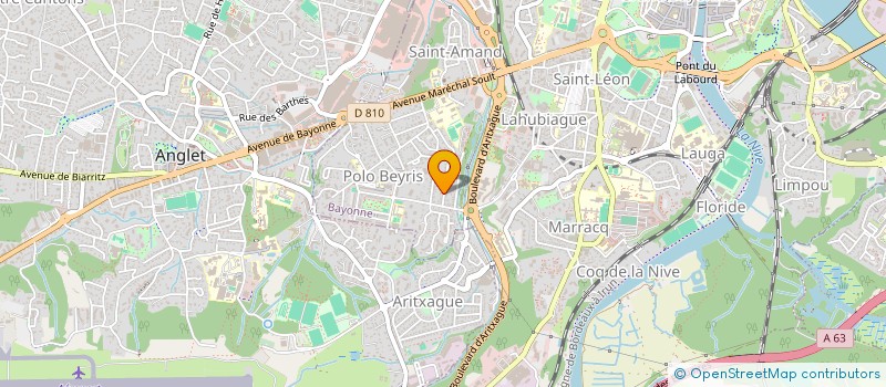 localisation de l'entreprise PENARIGALA à BAYONNE