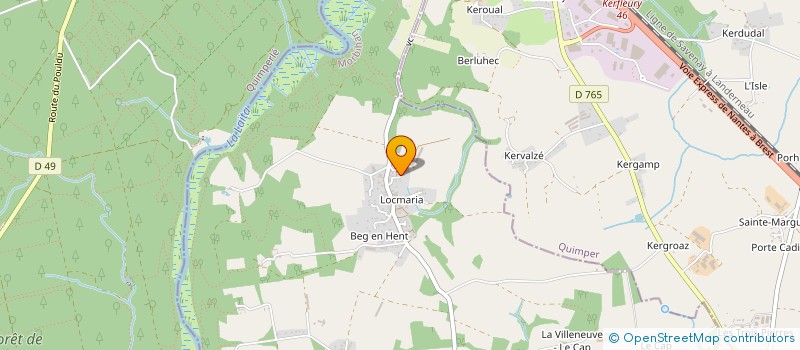 localisation de l'entreprise PENAROUET  GUIDEL