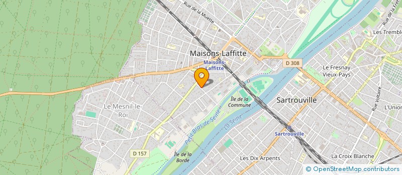 localisation de l'entreprise PENATES  MAISONS-LAFFITTE