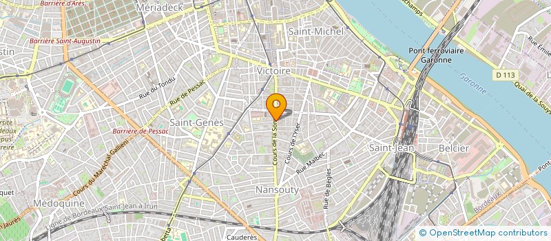 localisation de l'entreprise PENATES IMMOBILIER SERVICE  BORDEAUX