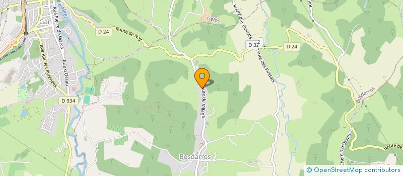 localisation de l'entreprise PENATES64  BOSDARROS