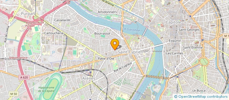 localisation de l'entreprise PENAVAYRE VALLEJO BELAZOUZ FAURE VALLEJO SIMONET PICAT à TOULOUSE