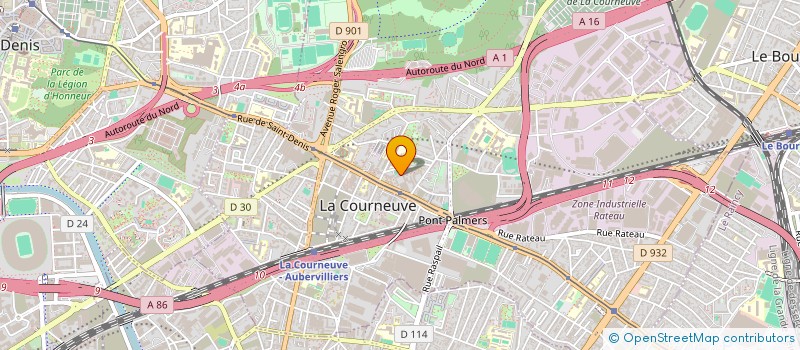 localisation de l'entreprise PENBE KOSK à LA COURNEUVE