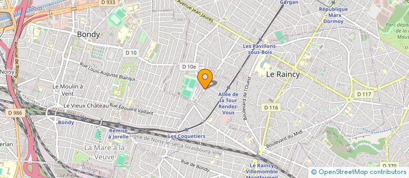 localisation de l'entreprise PENBEAST à VILLEMOMBLE