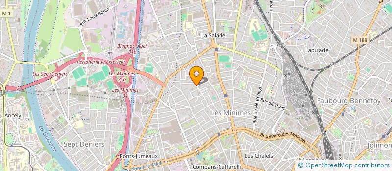localisation de l'entreprise PENCHAK SILAT ET SELF DEFENSE TOULOUSE (PS&SD TOULOUSE) à TOULOUSE