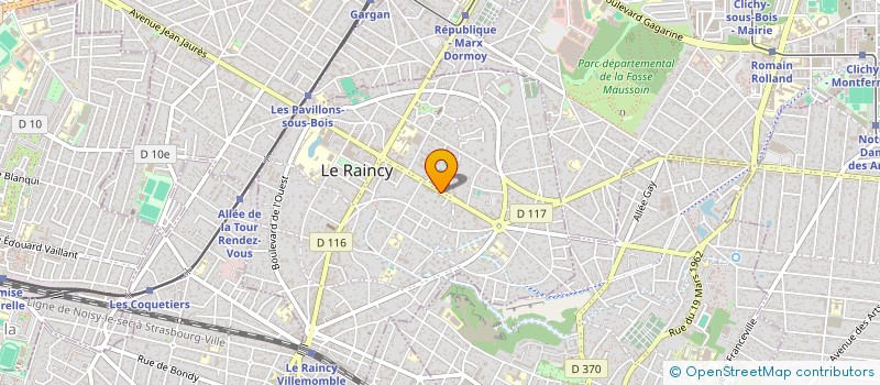 localisation de l'entreprise PENCHAK-SILAT LE RAINCY  LE RAINCY