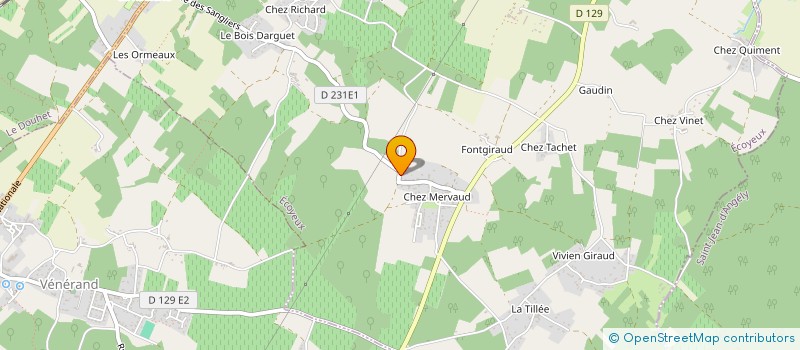 localisation de l'entreprise PENCHAK SILAT SAINTONGE  ECOYEUX