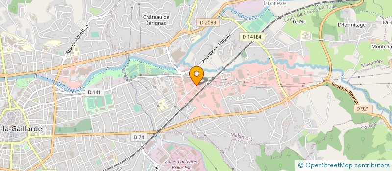 localisation de l'entreprise PENCHAUD ET CIE à MALEMORT