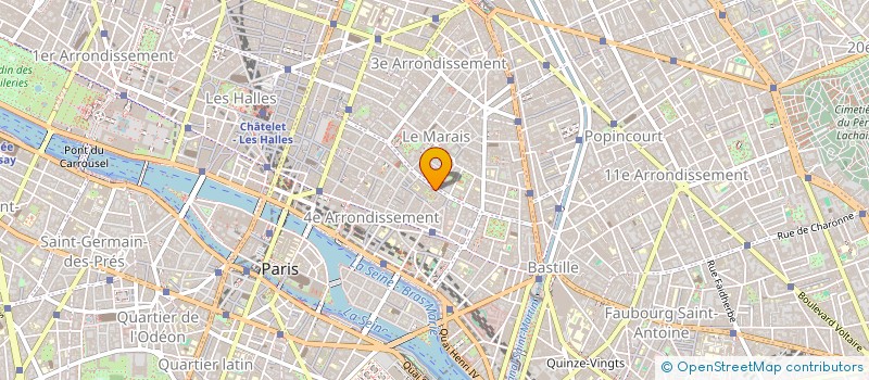 localisation de l'entreprise PENCIL  PARIS