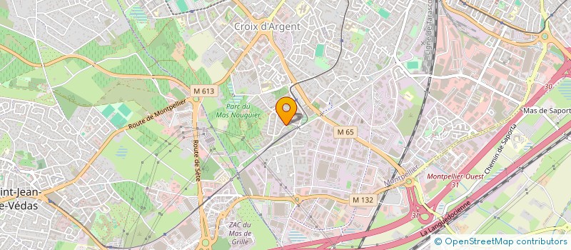 localisation de l'entreprise PENDA FO à MONTPELLIER