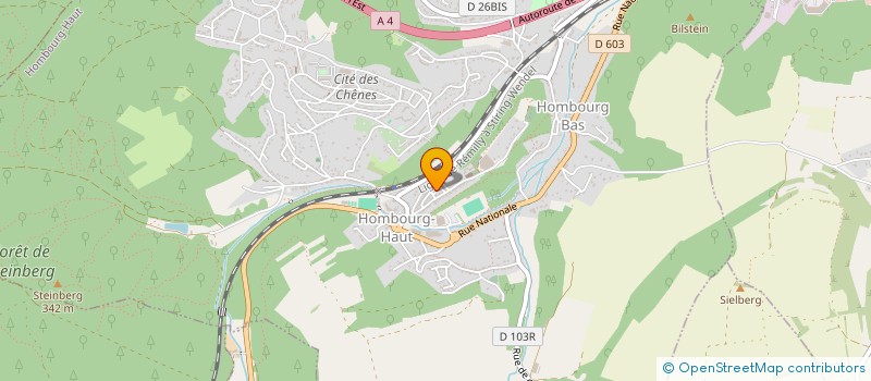 localisation de l'entreprise PENDABELS  HOMBOURG-HAUT