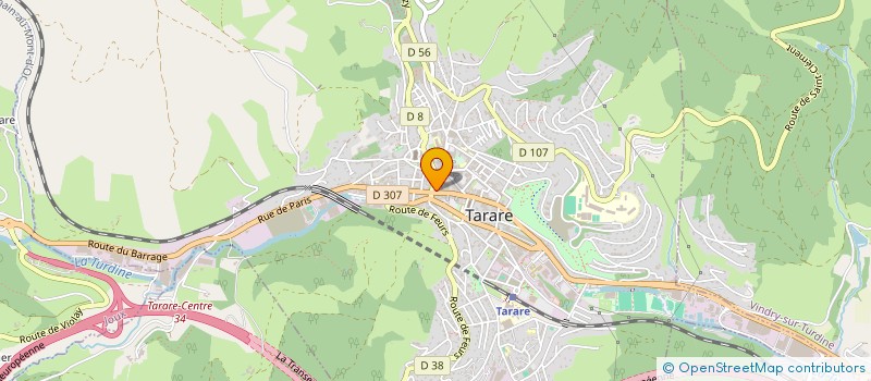 localisation de l'entreprise PENDINO à TARARE