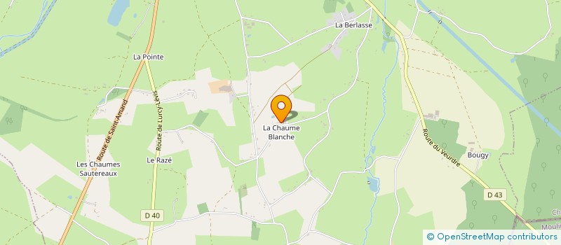 localisation de l'entreprise PENDORALP  SANCOINS