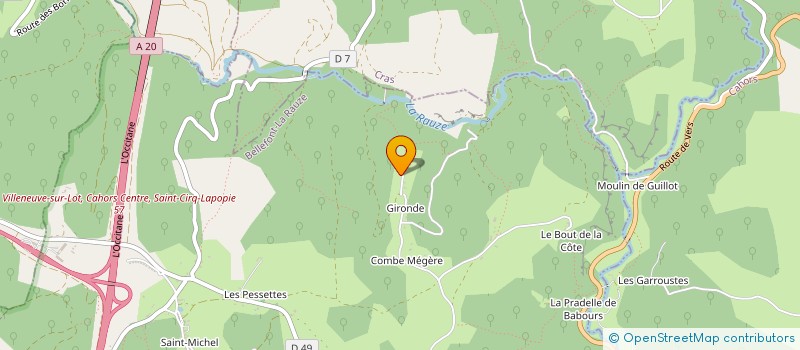 localisation de l'entreprise PENDRING  BELLEFONT-LA RAUZE