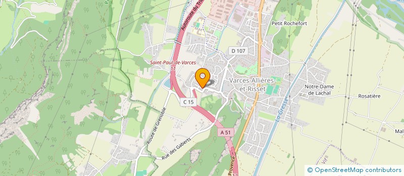 localisation de l'entreprise PENDWICK à VARCES-ALLIERES-ET-RISSET