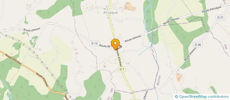 localisation de l'entreprise PENE DEVELOPPEMENT  ARSAGUE