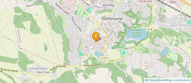 localisation de l'entreprise PENEDIK ENERGIE  VILLEFONTAINE