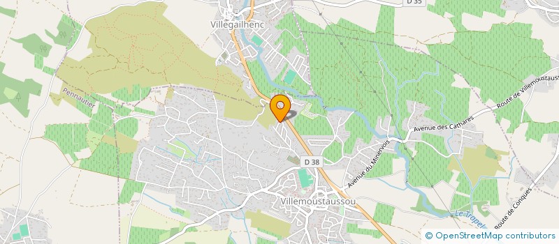 localisation de l'entreprise PENEKBOIS  VILLEMOUSTAUSSOU