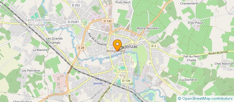 localisation de l'entreprise PENELOPE à JONZAC