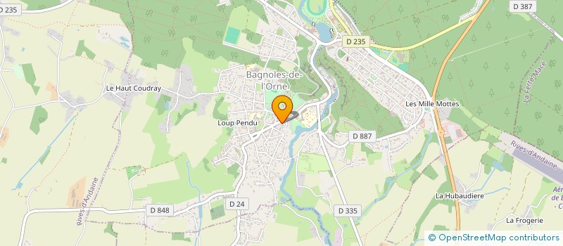 localisation de l'entreprise PENELOPE à BAGNOLES-DE-L'ORNE-NORMANDIE