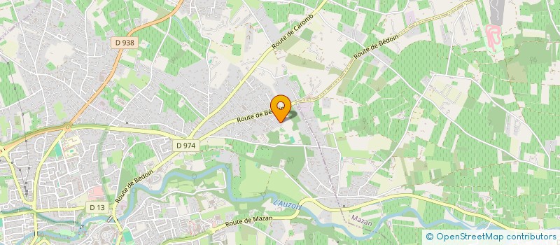 localisation de l'entreprise PENELOPE  CARPENTRAS