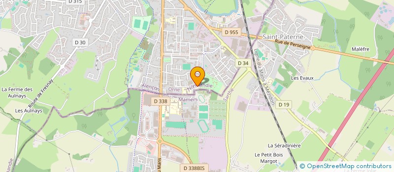 localisation de l'entreprise PENELOPE à ALENCON