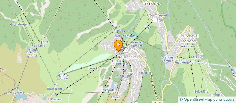 localisation de l'entreprise PENELOPE ET JOLIE COEUR à COURCHEVEL
