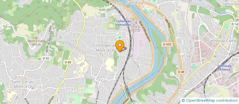 localisation de l'entreprise PENELOSC  COLLONGES-AU-MONT-D'OR