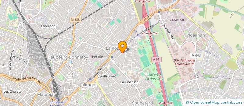 localisation de l'entreprise PENETRO FAUSTIN, FLAVIEN & ANGELINE à TOULOUSE