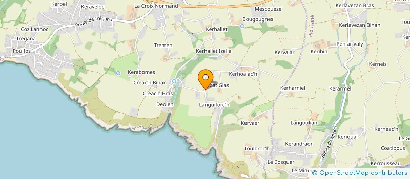 localisation de l'entreprise PENFEUNTEUN  PLOUZANE