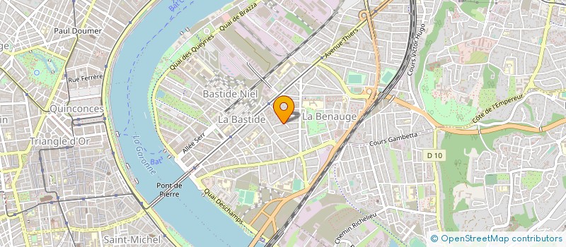 localisation de l'entreprise PENFOUL à BORDEAUX