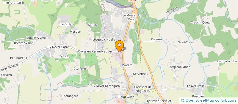 localisation de l'entreprise PENFRAT FINANCES  PLEUVEN