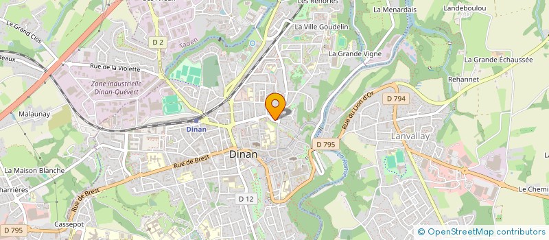 localisation de l'entreprise PENFRET  LANVALLAY