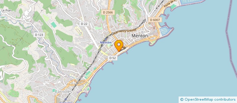 localisation de l'entreprise PENG à MENTON