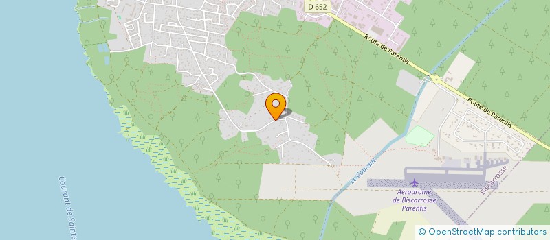 localisation de l'entreprise PENGA  BISCARROSSE