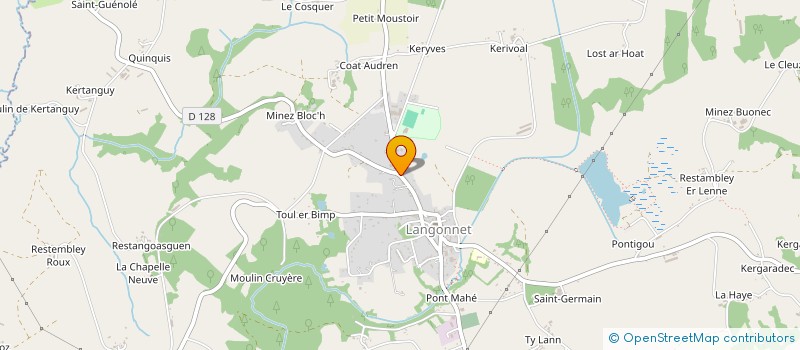 localisation de l'entreprise PENGREC'H BRUNO  LANGONNET